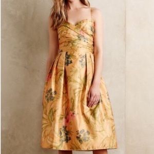 Anthropologie Botanical Dress
